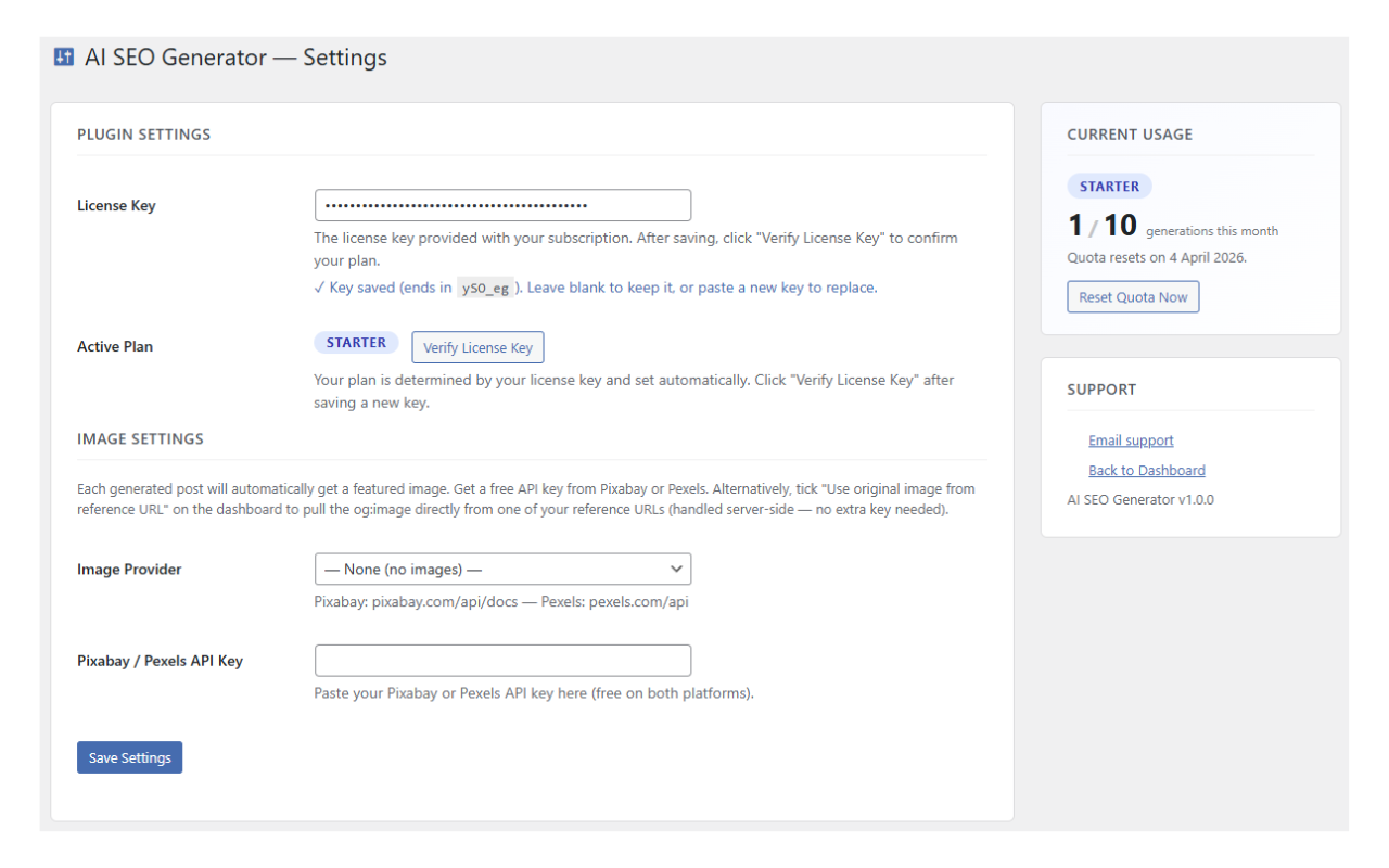 AI SEO Generator — screenshot 2